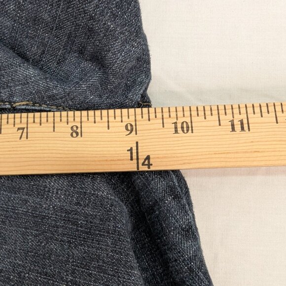 One 5 One Women Mid Rise Slash Pocket Blue Jean Capri Size 12 32X20 - Picture 10 of 14